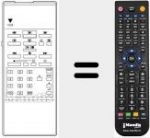 Replacement remote control for AV 5600