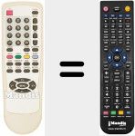 Replacement remote control for BT0366ACB