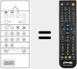 Replacement remote control for CABLE CRYPT