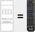 Replacement remote control for REMOTE CONTROL UNIT 12P