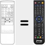 Replacement remote control for CEB 3151 DX