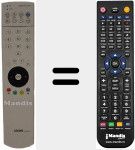 Replacement remote control for CONTROL 350 DVD (87000062)
