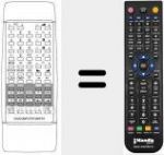 Replacement remote control for DIGICOMPUTER 58 KEYS