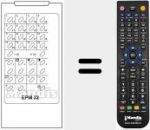 Replacement remote control for EPM 32