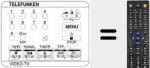 Replacement remote control for FB 1135 TTP (925TX1684)
