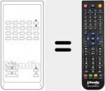 Replacement remote control for FB 40