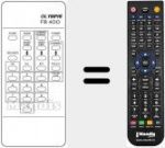 Replacement remote control for P 310