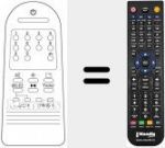 Replacement remote control for HBB W-09A