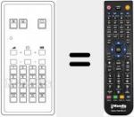 Replacement remote control for IQ 16