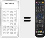 Replacement remote control for 5652 08 35