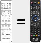 Replacement remote control for IMC 10 T