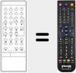 Replacement remote control for IR 2030 M