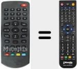 Replacement remote control for IR 1770 TNT