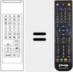Replacement remote control for IR 587