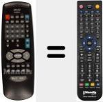 Replacement remote control for JK00183645