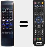 Replacement remote control for MAC-250