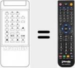 Replacement remote control for MOD.8100