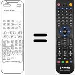 Replacement remote control for QUICK START
