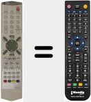 Replacement remote control for R-52C03