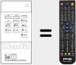 Replacement remote control for RC 96