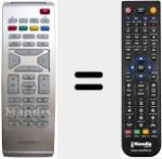 Replacement remote control for RCFE 05ZAU00