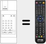 Replacement remote control for RCS 6292.1