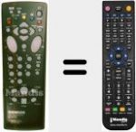 Replacement remote control for RCT 2100