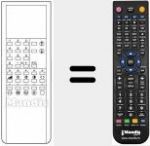 Replacement remote control for REMOCON 39 PR