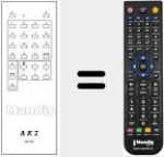 Replacement remote control for RM-383