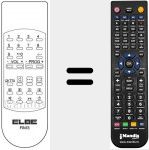 Replacement remote control for RM3