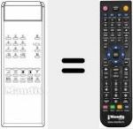 Replacement remote control for S 93 MD