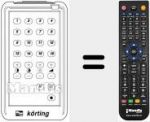 Replacement remote control for SE 18592