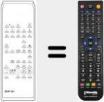 Replacement remote control for SHP 101