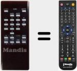 Replacement remote control for SR 90