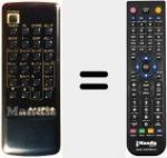 Replacement remote control for ST 8