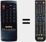 Replacement remote control for STR 2050