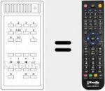 Replacement remote control for T 719