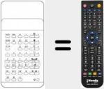 Replacement remote control for TC 123