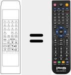 Replacement remote control for TC 20050