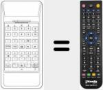 Replacement remote control for TC 560