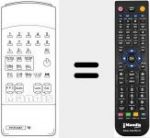 Replacement remote control for TE