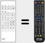 Replacement remote control for 75 5167