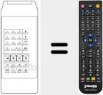Replacement remote control for TP 875
