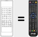 Replacement remote control for TPG 703