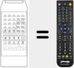 Replacement remote control for TRS 99T
