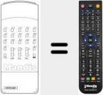 Replacement remote control for TT 11