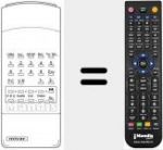 Replacement remote control for TT 14-99