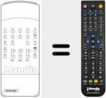 Replacement remote control for TT 12