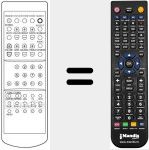 Replacement remote control for UKV 610
