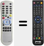 Replacement remote control for VEK-06